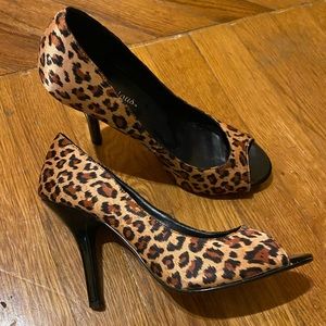 Cheetah Print Heels
